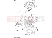 SUZUKI DL1000A L4 (2014) V-Strom (E14) 3 - CYLINDER HEAD (REAR)