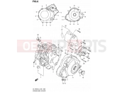SUZUKI DL1000A L4 (2014) V-Strom (E21) 6 - CRANKCASE COVER