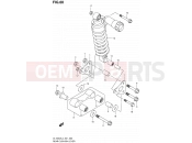 SUZUKI DL1000A L4 (2014) V-Strom (E21) 60 - REAR CUSHION LEVER