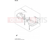 SUZUKI DL1000A L4 (2014) V-Strom (E99) 70 - KNUCKLE COVER SET (OPTIONAL)
