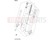SUZUKI DL1000A L4 (2014) V-Strom (E99) 52 - FRONT FORK DAMPER