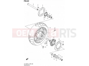 SUZUKI DL1000A L4 (2014) V-Strom (E99) 62 - REAR WHEEL