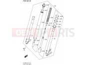 521A - FRONT FORK DAMPER - Suzuki DL1000A L5 (2015) V-Strom (E21)