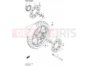 530A - FRONT WHEEL - Suzuki DL1000A L5 (2015) V-Strom (E21)