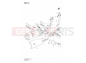 14 - MUFFLER - Suzuki DL650 K9 (2009) V-Strom (E02,E19,E24,E37)