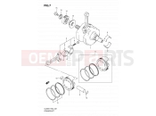 7 - CRANKSHAFT - Suzuki DL650A K8 (2008) V-Strom (E02,E19,E24,E37)