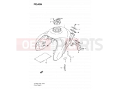 40A - FUEL TANK (MODEL K8) - Suzuki DL650A K8 (2008) V-Strom (E02,E19,E24,E37)