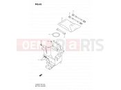 43 - BATTERY HOLDER - Suzuki DL650A K8 (2008) V-Strom (E02,E19,E24,E37)