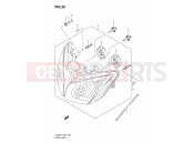 30 - HEADLAMP (E02/E19/P37) - Suzuki DL650A K9 (2009) V-Strom (E02,E19,E24,E37)