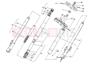 DUCATI 1994 Supersport 400 SS FRONT FORK » FRONT SUSPENSION