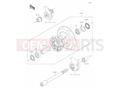 KAWASAKI W800 (EJ800EMFNN) 36 Front Hub