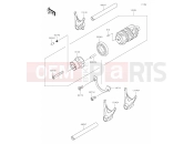 KAWASAKI 2021 12 Gear Change Drum/Shift Fork(s)