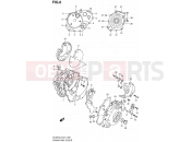 SUZUKI DL650A L2 (2012) V-Strom (E21) 6 - CRANKCASE COVER