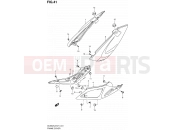 SUZUKI DL650A L2 (2012) V-Strom (E21) 41 - FRAME COVER