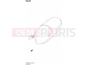 SUZUKI DL650A L2 (2012) V-Strom (E21) 69 - HIGH SEAT (OPTIONAL)