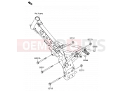 20 - ENGINE MOUNT - Suzuki DR-Z110 K4 (2004) (E21)