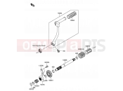 SUZUKI DR-Z110 K5 (2005) (E21) 8 - KICKSTARTER MECHANISM