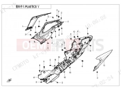 CFMOTO 2023 MOTORCYCLE 450 SR S (CF400-9F [EU5] ) PLASTICS 5 - F04-5