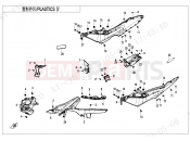 CFMOTO 2025 MOTORCYCLE 450 SR S (CF400-9F [EU5] ) PLASTICS 4 - F04-4