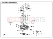 CFMOTO 2025 MOTORCYCLE 450 SR S (CF400-9F [EU5] ) CYLINDER HEAD(1) - E02-2