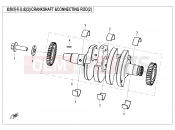 CFMOTO 2025 MOTORCYCLE 450 SR S (CF400-9F [EU5] ) CRANKSHAFT @^CONNECTING ROD(2) - E04-2