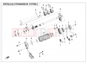 CFMOTO 2025 MOTORCYCLE 450 SR S (CF400-9F [EU5] ) TRANSMISSION SYSTEM(1) - E06-1