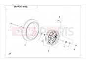 CFMOTO RAPIO NOVA (CF5000D [EU5] ) FRONT WHEEL - F07