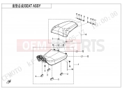 CFMOTO 800 MT (CF800-5 EXPLORE [EU5] ) SEAT ASSY(HEATING FUNCTION) - F13-B