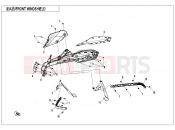 FRONT WINDSHIELD(OVERLAND) - F80-1 - CFMOTO CFORCE 1000 (CF1000AU) 2021