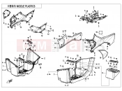 CFMOTO 2025 ATV CFORCE 1000 (CF1000AU-2) MIDDLE PLASTICS - F04-3-V2