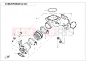 CFMOTO 2025 ATV CFORCE 1000 (CF1000AU-2) INTAKE MANIFOLD ASSY(WITH FUEL DESORPTION PORT) - E02-5-B