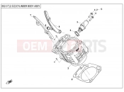 CFMOTO 2017 ATV CFORCE 450 (CF400ATR-2L [T3a] ) CYLINDER ASSY. - E02-3