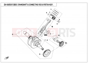 CFMOTO 2017 ATV CFORCE 450 (CF400ATR-2L [T3a] ) CRANKSHAFT @^ CONNECTING ROD @^ PISTON ASSY. - E04