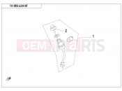 CFMOTO 2019 ATV CFORCE 450 (CF400ATR-2S [T3a] ) LOCK KIT - F01
