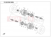 CFMOTO 2019 ATV CFORCE 450 (CF400ATR-2S [T3a] ) FRONT WHEEL - F07-A
