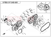 CFMOTO 2019 ATV CFORCE 450 (CF400ATR-2S [T3a] ) CVT CASE ASSY. - E01-3-V2