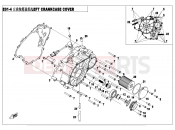 CFMOTO 2019 ATV CFORCE 450 (CF400ATR-2S [T3a] ) LEFT CRANKCASE COVER ASSY - E01-4