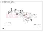 HAND GUARD - F10-3 - CFMOTO CFORCE 450 (CF400AU) 2017