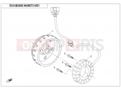 MAGNETO ASSY.(HIGH POWER) - E03-B - CFMOTO CFORCE 450 (CF400AU) 2017