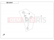 CFMOTO CFORCE 450 (CF400AU) LOCK KIT - F01