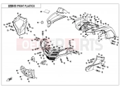 CFMOTO CFORCE 450 (CF400AU) FRONT PLASTICS - F04-1