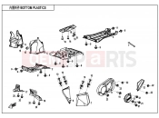 CFMOTO CFORCE 450 (CF400AU) BOTTOM PLASTICS - F04-4-V4