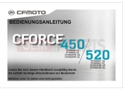 CFMOTO 2021 ATV CFORCE 450 (CF400AU-A) OWNER'S MANUAL（FOR AUSTRIA ONLY）