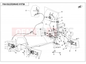 BRAKE SYSTEM(LH,ASSEMBLED,SUMITOMO PLUG) - F08-B - CFMOTO CFORCE 450 (CF400AU-B) 2021