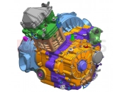 191Q ENGINE - E00 - CFMOTO CFORCE 450 (CF400AU-B) 2021