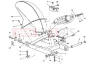 DUCATI 1993 Supersport 400 SS SWING ARM » SWING ARM