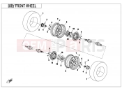 FRONT WHEEL - F07 - CFMOTO CFORCE 400 (CF400AU-LF) 2021