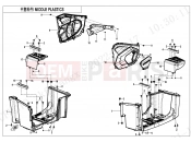 CFMOTO CFORCE 450 (CF400AZ-3L) MIDDLE PLASTICS - F04-4