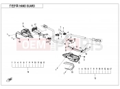 CFMOTO CFORCE 450 (CF400AZ-3L) HAND GUARD - F10-3