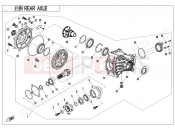 CFMOTO CFORCE 450 (CF400AZ-3L) REAR AXLE(WITHOUT DIFFERENTIAL) - F33-V2
